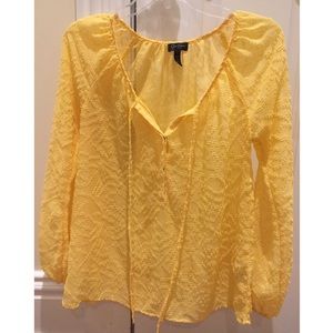 Jessica Simpson Yellow Blouse